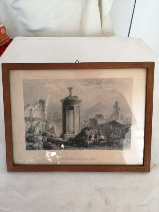 Десет Старинни 19 век Антични Колекционерски Литографии