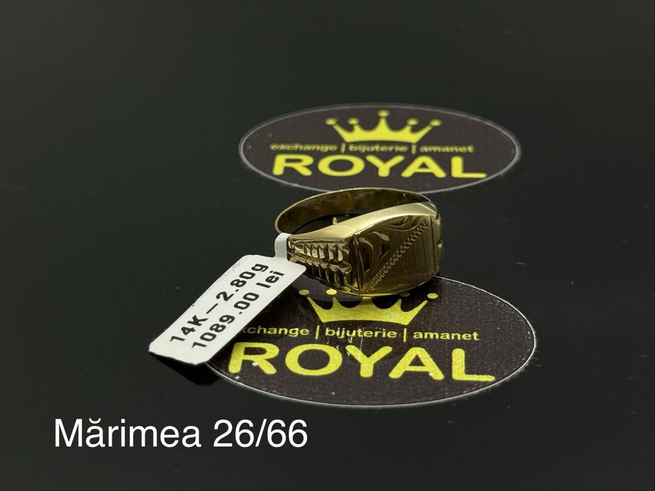 Bijuteria Royal: Inel aur 14k/2.80 gr