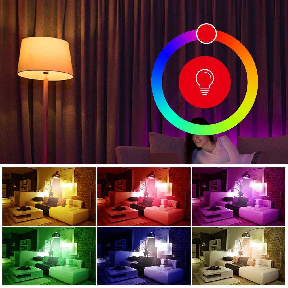 Bec inteligent LED, WiFi SMART, Multicolor, Smarthome, RGB, 9W, 220V