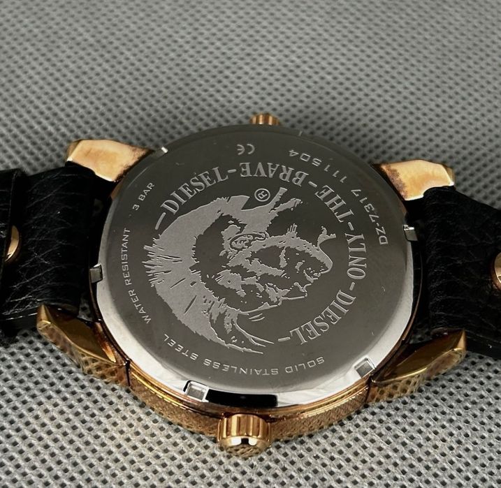 Diesel Mini Daddy DZ-7317 Rose Gold S.Steel Round