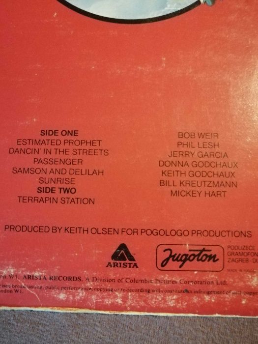 Grateful Dead Terrapin Station+insert-Arista 1977 Yugoslavia vinil LP