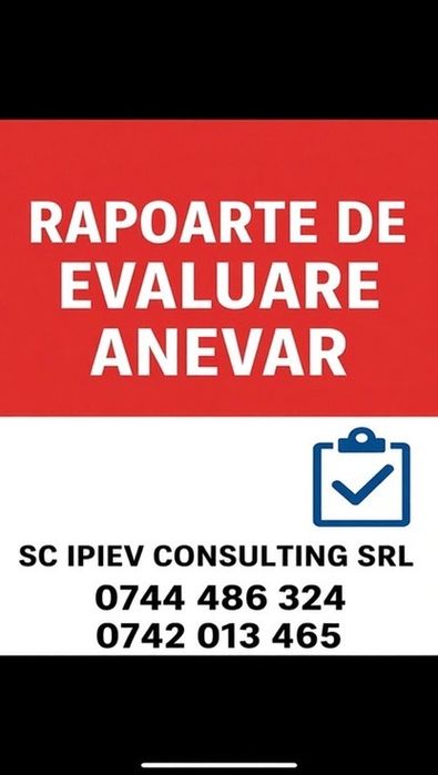 Rapoarte de evaluare imobile, firme, bunuri mobile | ANEVAR