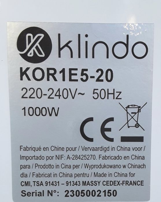 Calorifer electric cu ulei KLINDO 5 Elementi 1000 W NOU - 150 Lei