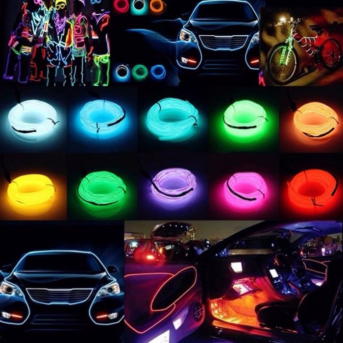 Неон LED за декорация на автомобил