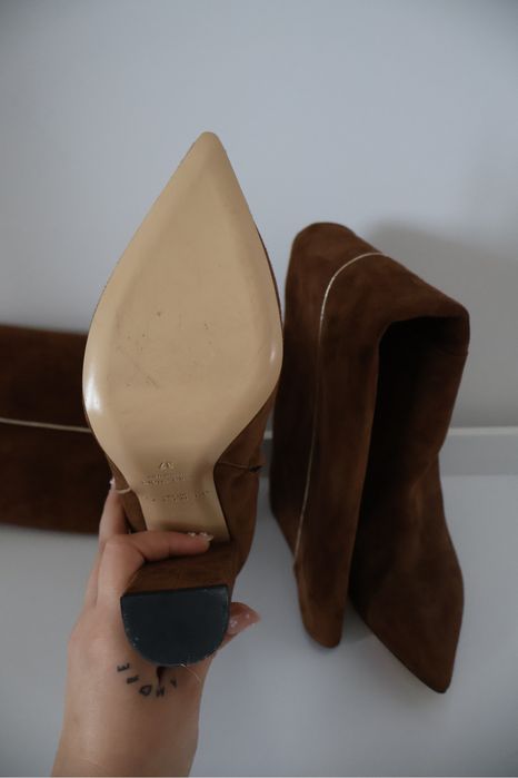 Cizme din piele intoarsa