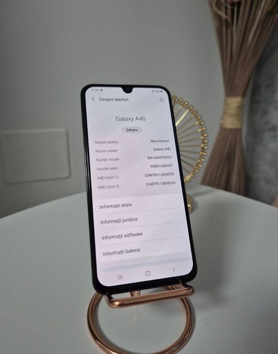 Cu husa samsung a40 Nou !