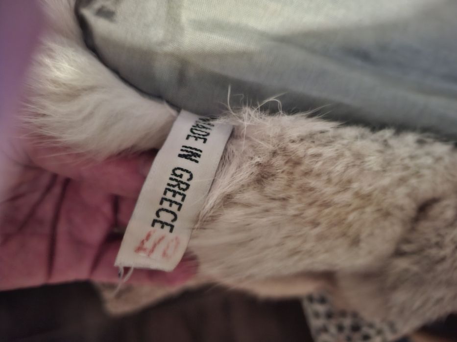 Палто от лисица естествен косъм