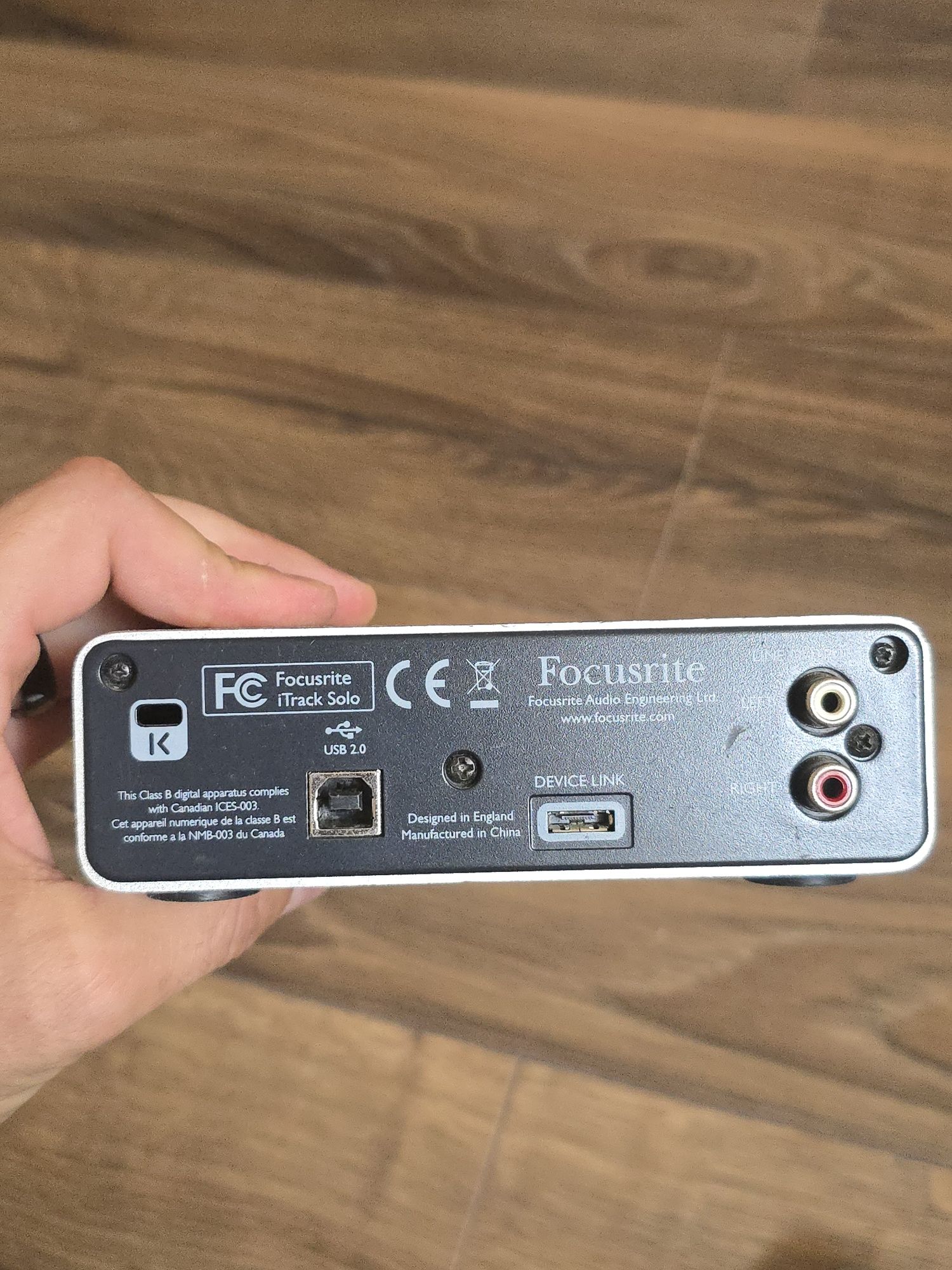 Set studio Placa audio Focusrite iTrack+Microfon iTrack, bonus suport
