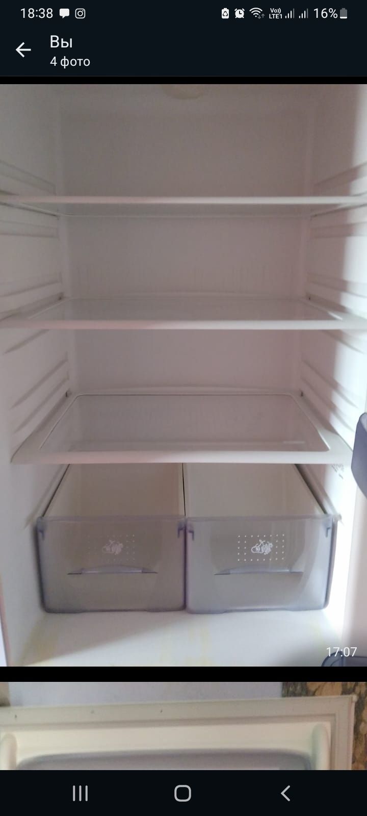 Продам холодильник срочно в хорошем состоянии 30 тысяч