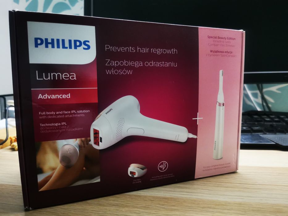 Philips LUMEA laser advanced epilator smart