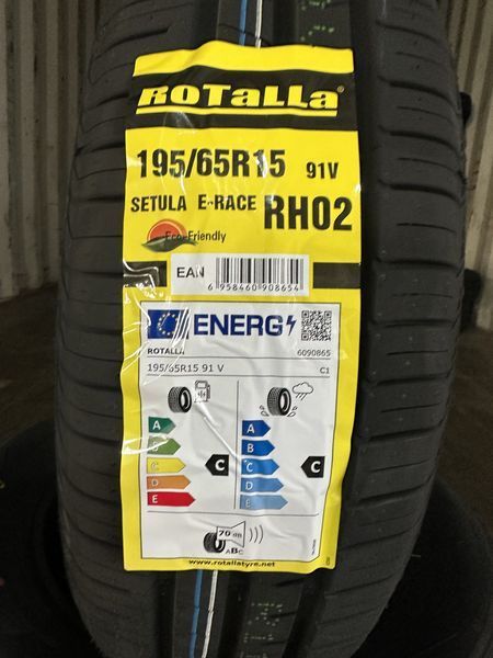 Нови летни гуми ROTALLA SETULA E-RACE RH02 195/65R15 91V НОВ DOT