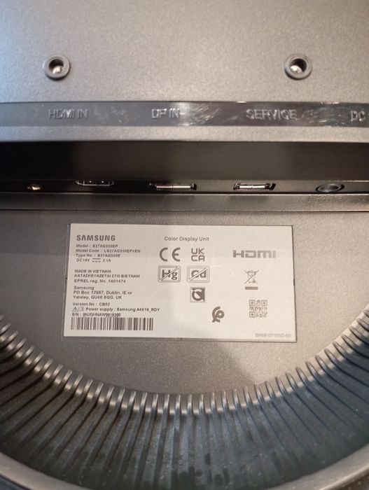 Monitor qled Samsung defect