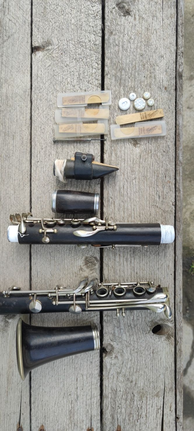 Clarinet Buffet a Paris, vechi, de colecție.