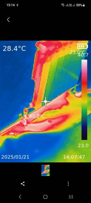 Услуги сантехника работа  тепловизором.