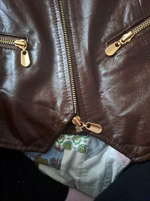 Vesta dama din piele S