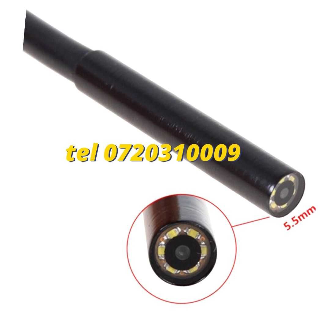 2 M Camera Endoscop boroscop 6 Led Inspectii Tehniceinstalatii