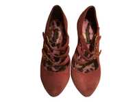 Pantofi Dolce & Gabbana (D&G), 36, originali, piele intoarsa, purpuriu