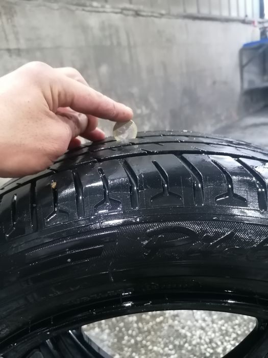 Продам резервна гума с джанта  за Мерцедес  205/55/16  7×16 H2 ET37