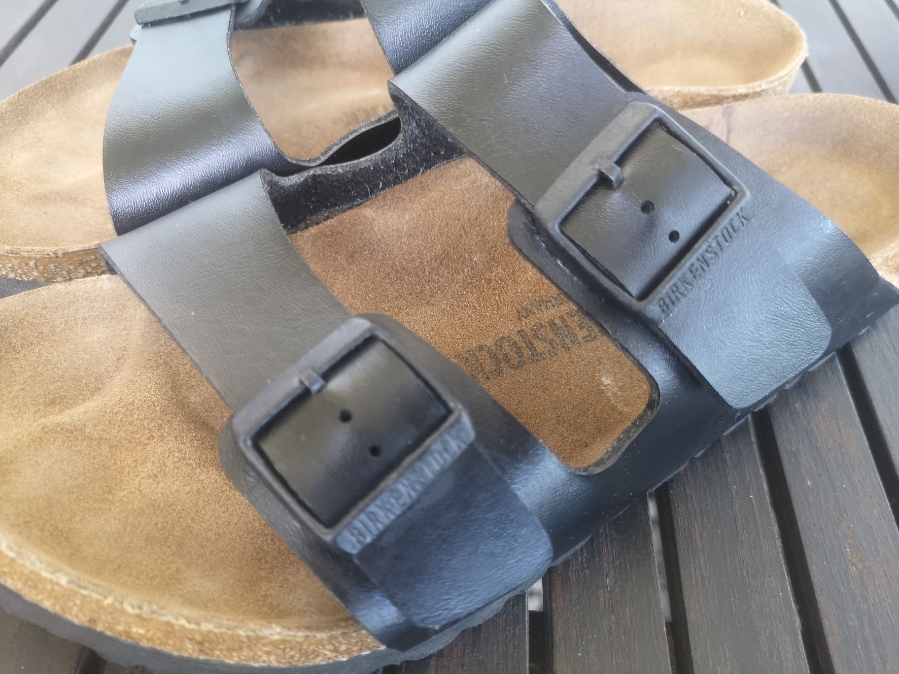 Birkenstock, мъжки чехли еко кожа, номер 43