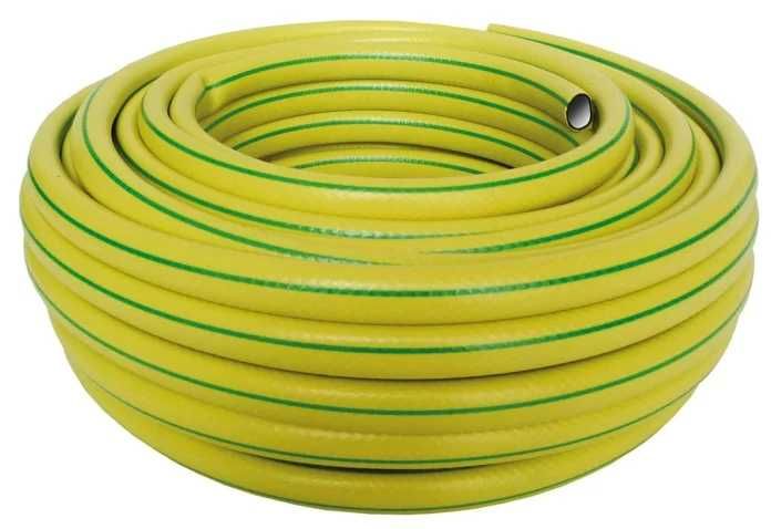 Furtun YELLOW PLUS 3/4" 50m, 4 straturi, clasa 3 rezistenta Garanție