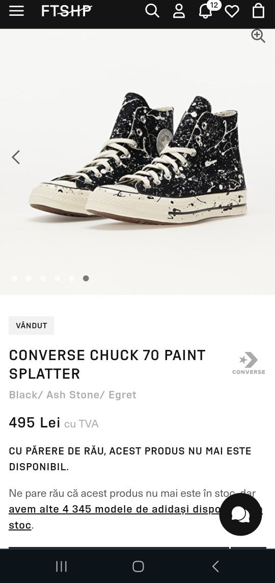 Converse CHUCK 70 - Paint Splatter