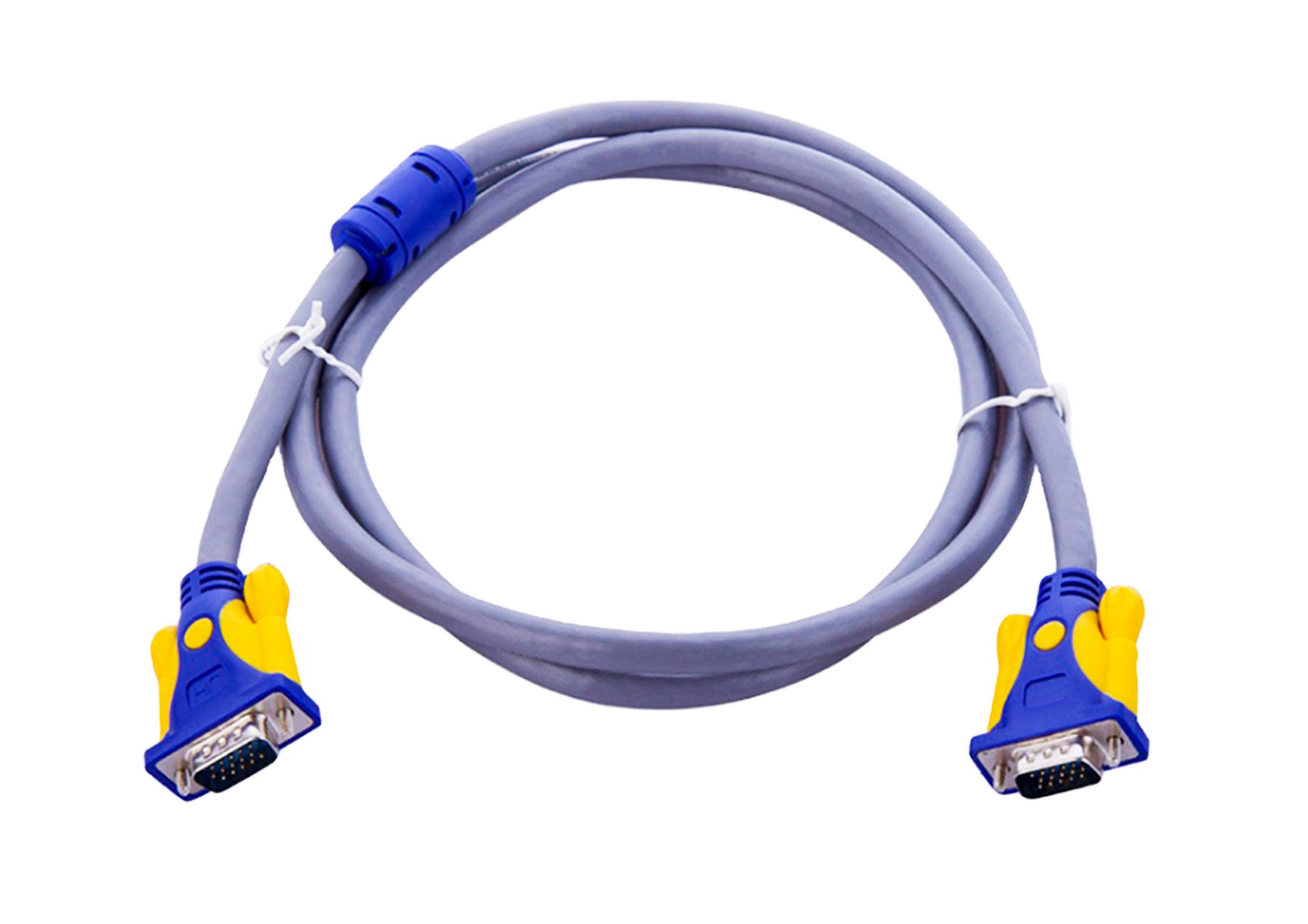 Новый оригинальный кабель VGA - VGA (3+6) - 1.5м