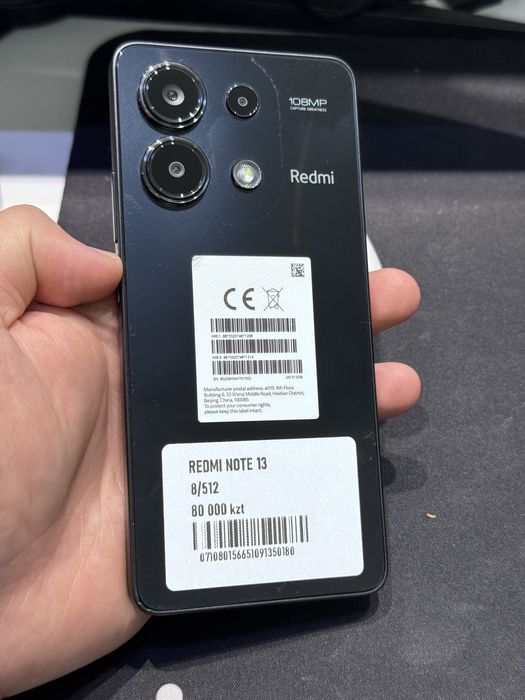 Redmi Note 13 512gb ozu 8