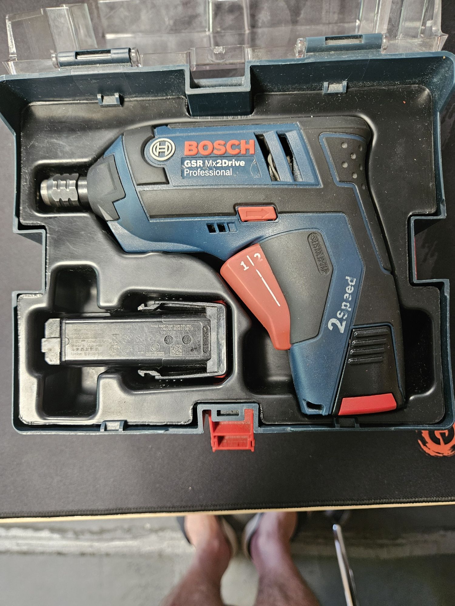Акумулаторен винтоверт BOSCH GSR Mx2Drive Professional, 3.6V