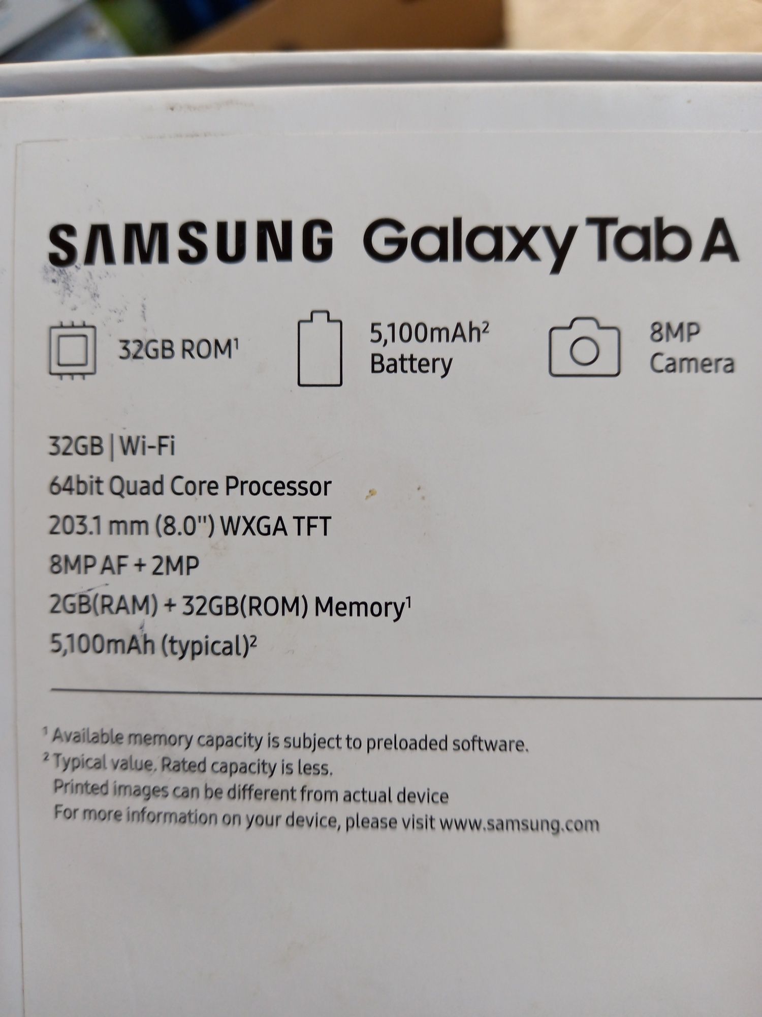 Samsung SM-T290 TAB A WIFI Таблет 8" Android 11 нови