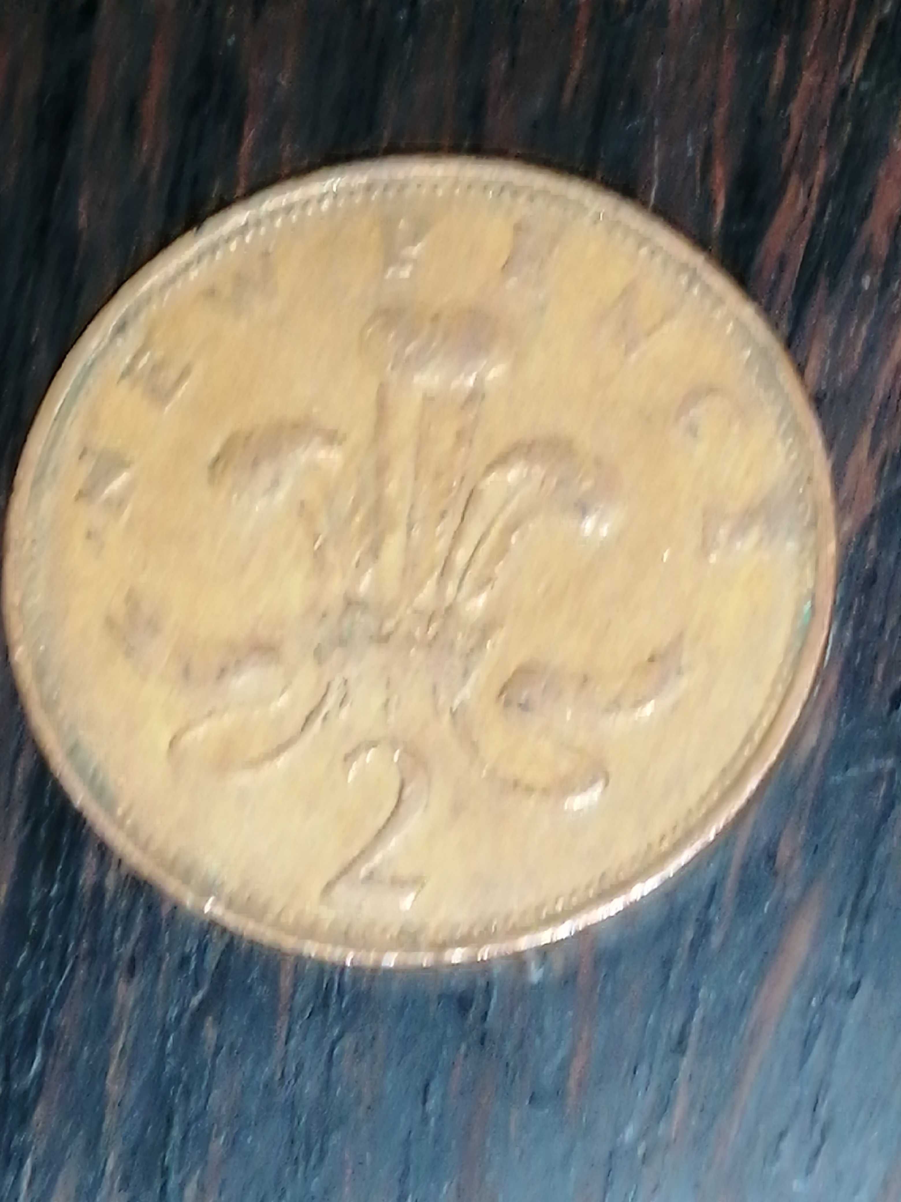 2 New pence. 5 lei din anul 1978