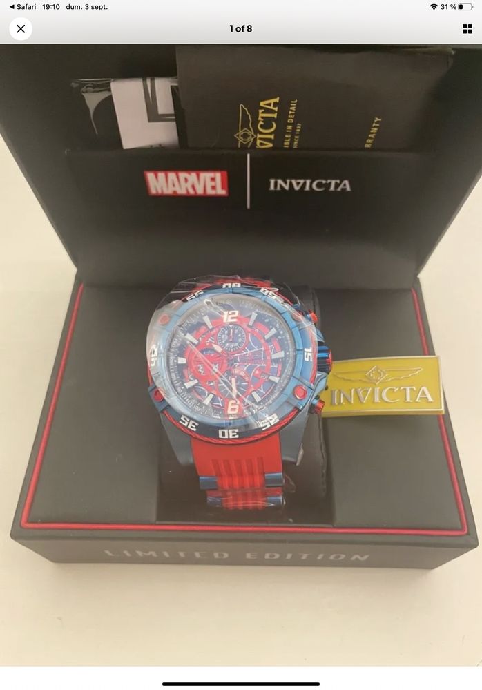 Vand ceas Invicta Marvel Spiderman Chronograph 53mm 26768 original