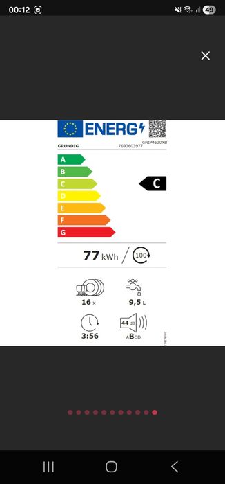 Vând maşină de spălat vase Groundig