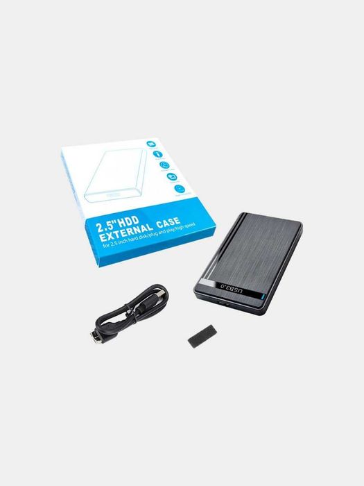 HDD CASE  USB 3.0 BLACK ,Корпус жесткого диска