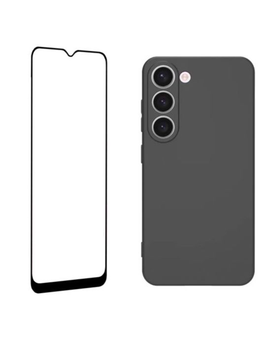 Samsung  S20 S21 S23 S24 FE Pachet Husa Silicon + Folie Sticla 11D