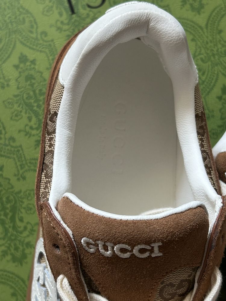 Gucci Interlocking G GG Canvas suede sneakers 41
