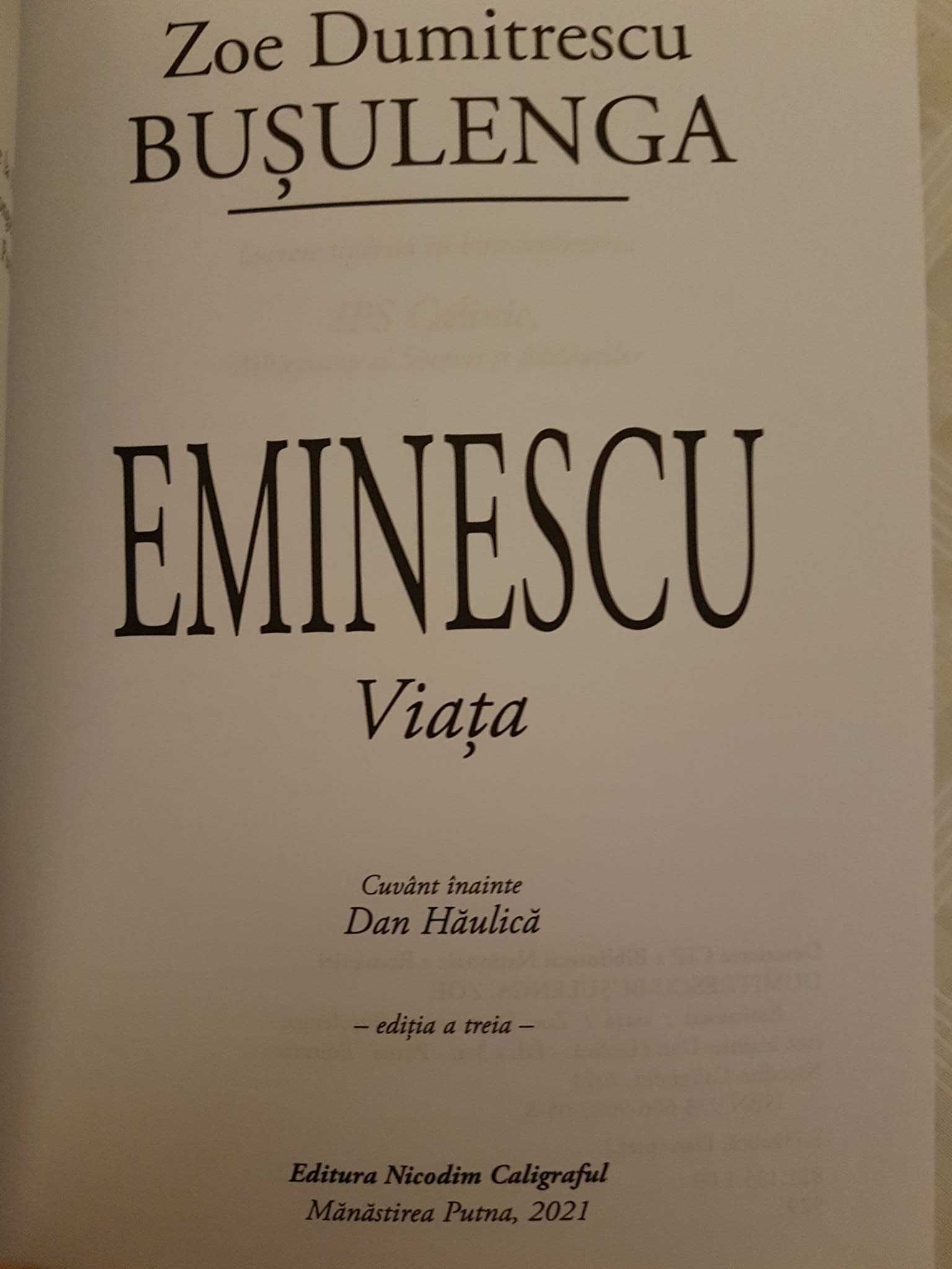 Eminescu - viata, proza, poezie si  romane.- anul 2021