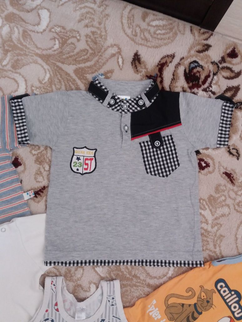 Кофта-олимпийка и рубашка на мальчика, майки  Турция! На 2-3-4 года це