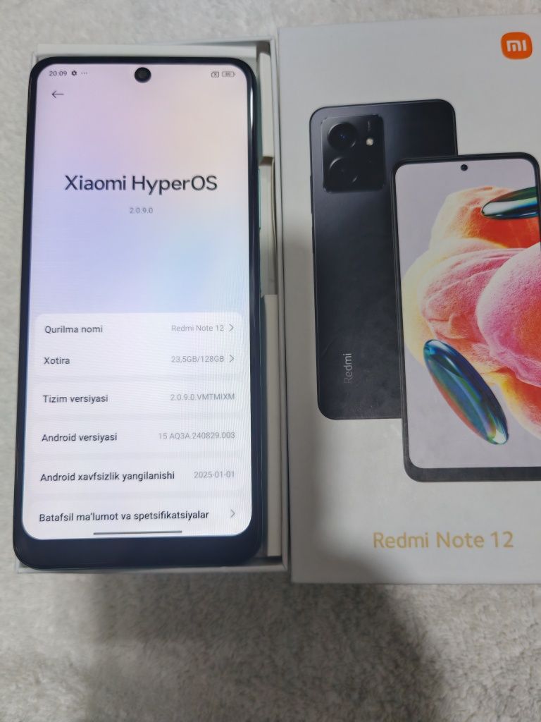 Redmi Note 12  8+4/128GB