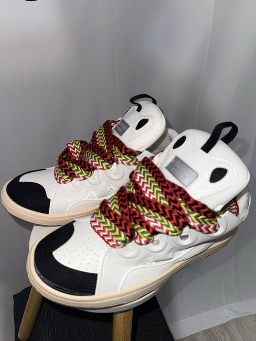 Adidasi Lanvin curb 41 cu mic defect