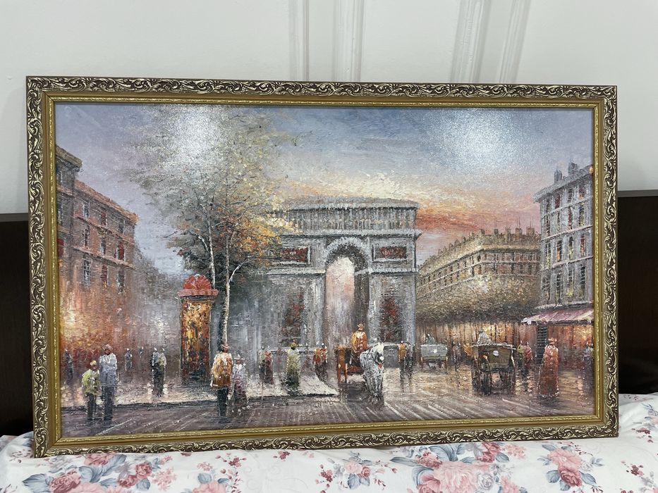 Продам картину Париж за 20 тысяч тг