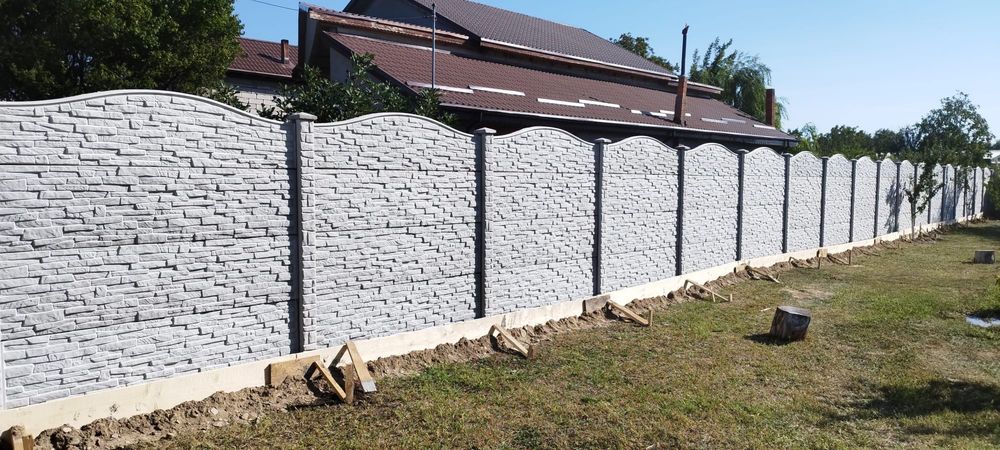 Gard placi/Beton armat prefabricat