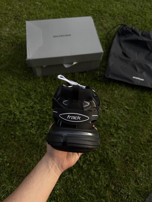 Adidasi Balenciaga Track Black and White