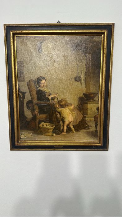 Pictura Van Muyden sec 18 in stare foarte buna