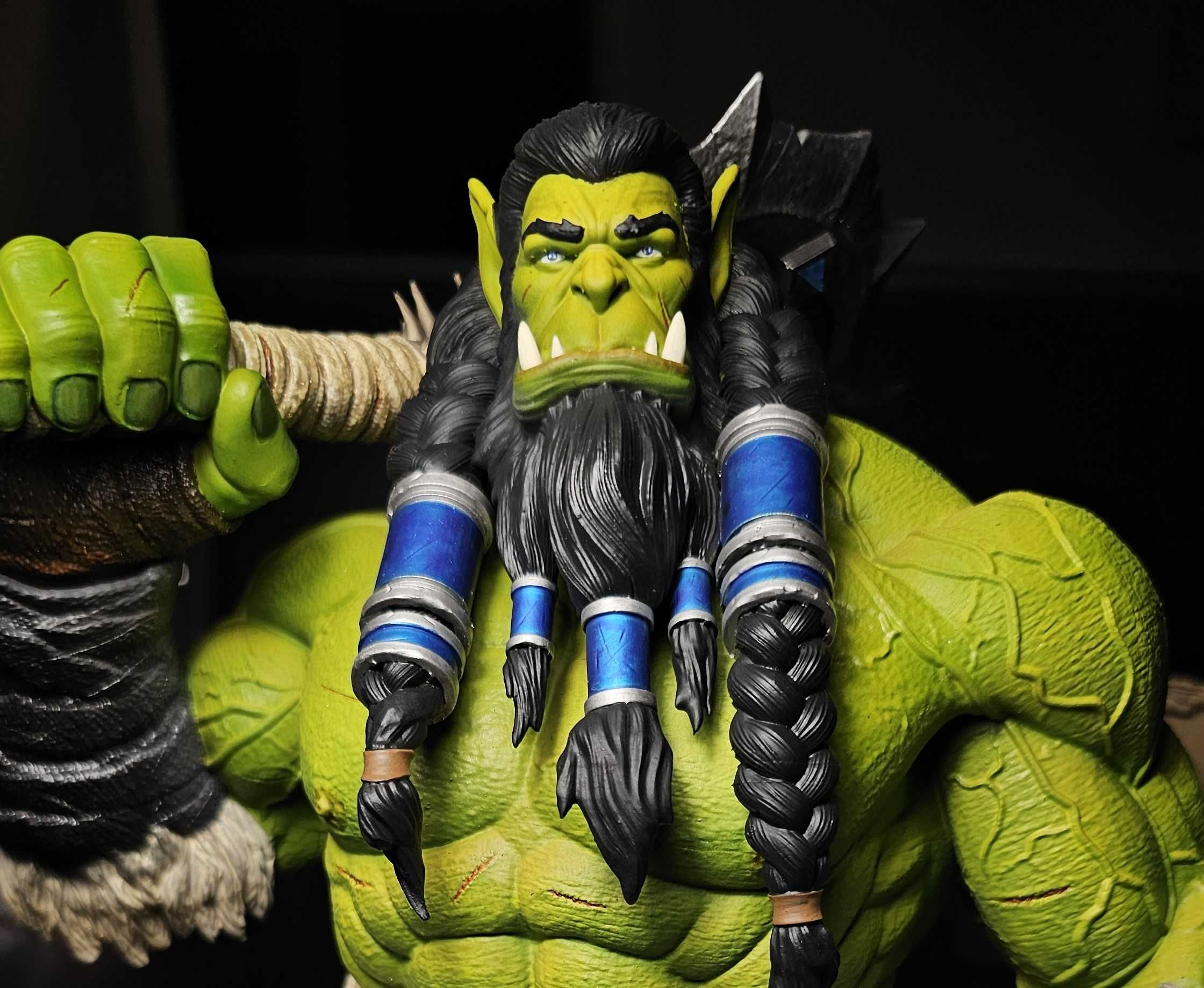 Statueta pictata manual Thrall World of Wacraft. Figurina, Miniatiura