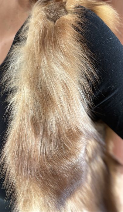 Vesta din blana naturala de vulpe