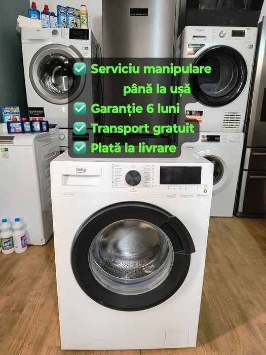 Mașini de spălat rufe Whirlpool A+++ – Garanție