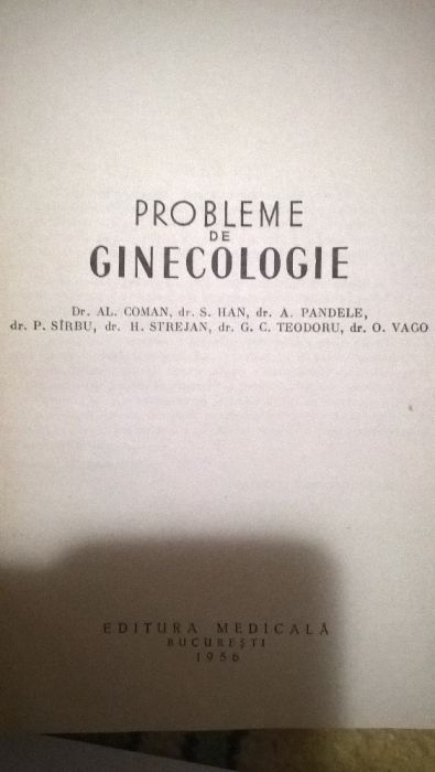 Probleme de Ginecologie
