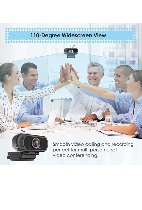 Cameră video full HD cu tripod.