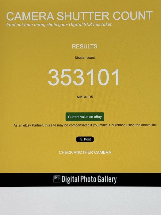 Body DSLR Nikon D5 full box