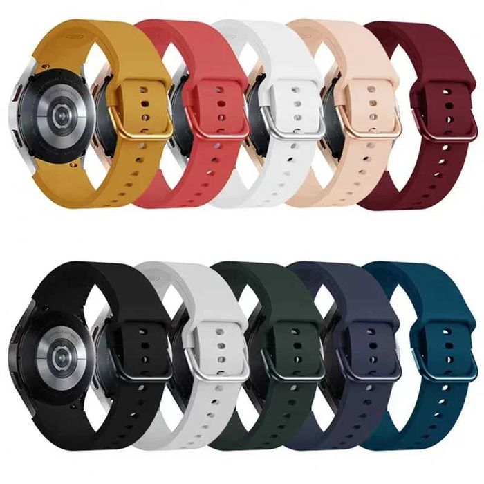 Curea silicon 20mm Samsung Watch 4 4 Classic Watch 5 5 Pro Watch 6 7